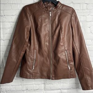 Faux Leather Jacket